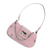 PU lederen crossbodytas voor dames Zoete schoudertas Trendy
