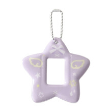 1 inch fotokaarthouder met sleutelhanger stervorm-Paars