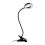 Verstelbare led-clip-on-bureaulamp Oplaadbaar-Zwart 1