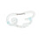 Creatieve acryl karabijnhaak clip sleutelhanger voor-Wit 1
