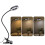 Verstelbare led-clip-on-bureaulamp Oplaadbaar-Zwart 6