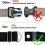 Secure Locking Luggage Fastener Belt High Strength-S Black 7