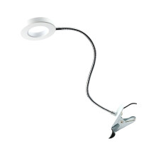 Verstelbare kleine bureaulamp Verlichting LED-bureau-zilver
