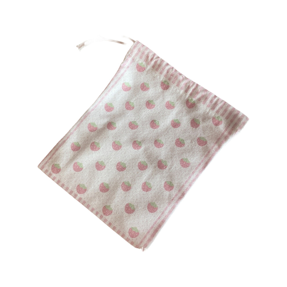 Musical Notes Cosmetic Bag Traveling Storage Bag Strawberry-01