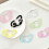 Creatieve acryl karabijnhaak clip sleutelhanger voor-Wit 7