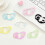 Creatieve acryl karabijnhaak clip sleutelhanger voor-Wit 2