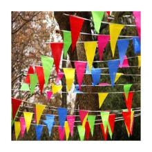 Lot de drapeaux triangulaires pour la décoration de classe, drapeaux pentagonaux résistants et lisses avec bords cousus de qualité, parfaits pour