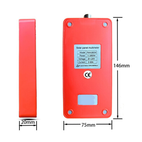 Thin Photovoltaic Panel Execution Meter With Display For 2