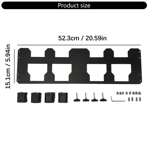 Strong Tool Storage Planner Mild Steel Mounting-Black 1