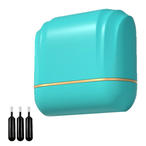 Identity Safety Stamper Roller with Inks for Confidential-Green