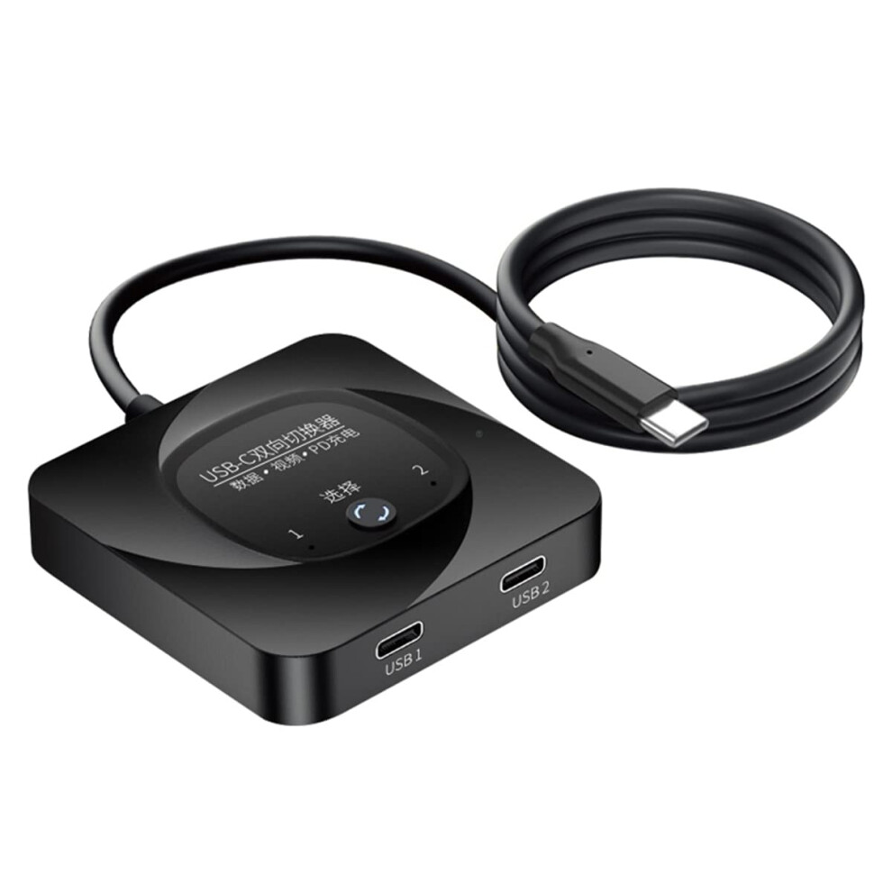 Usb C Bidirectional Switch For Data And Video 2Port Usbc Bidirectional Data And Video, 4K Windows Mac Linux 9067246274023