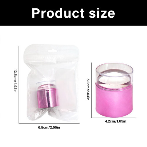 Multi Pattern Silicone Nail Stamp Tool Beginner Friendly-Silver 2