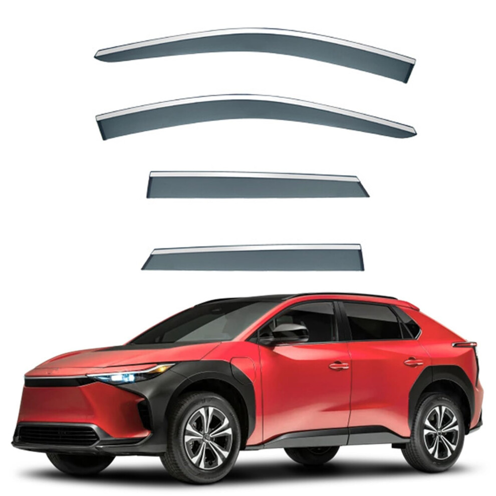 Car Wind Deflectors And Rain Guards For Toyota Bz4x 20222025 Shatterproof Noise Reduction 9323874401362