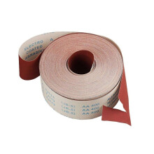 2M Flexible Tearable Sanding Cloth 9 Cm Width P400 Grit For Hand Polishing And Grinding Tool