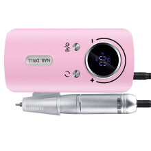 Professionele oplaadbare nagelvijlset 45000 RPM draadloze-Roze