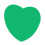 Αυτοκόλλητο βινυλίου Green Heart, πλενόμενο, με θερμομεταφορά, αστραφτερή αγάπη για 1