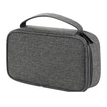 Organizator electronic cu curea de mână din material textil, compact și portabil pentru călătorii
