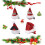 Χριστουγεννιάτικα αξεσουάρ μαλλιών με πούλιες, καπέλο Άγιου Βασίλη με πούλιες, 1