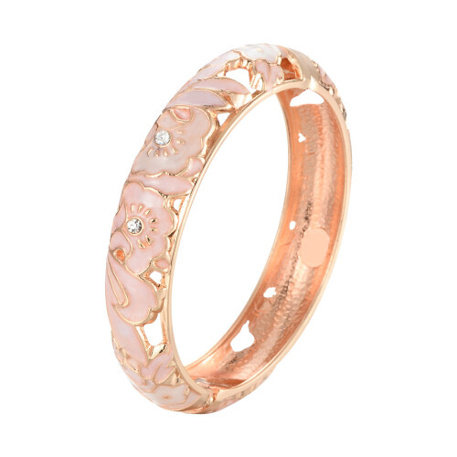 Zinklegering Emaille Bangle Dames Verstelbare-naakt poeder