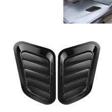 Bonnet Vents For 20052011  2Piece Set Car Exterior Accessory, Black Finish