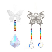 Exquisite Chakra-Anhänger als Dekoration, eine Kristallgeschenkidee, die jedem Raum bezaubernden Glanz verleiht, ein durchdachtes Geschenk für S