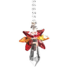 Skytsengel, krystallornament til hjemmedekorasjon, lys regnbue-maker med Swarovski-krystaller, perfekt for bryllup, egnet for fester, ideell