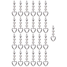 Elegant dekorasjon, Bryllupsdekorasjoner, 25 stk. klar krystall dråpeformet til lysekroner, K9 krystallglass lysekroneprisme anheng, lysbrytning
