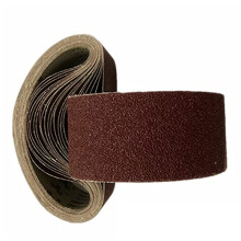Sanding Belt 533x75mm Aluminum Oxide Ring Abrasive Belt, 100 Grit