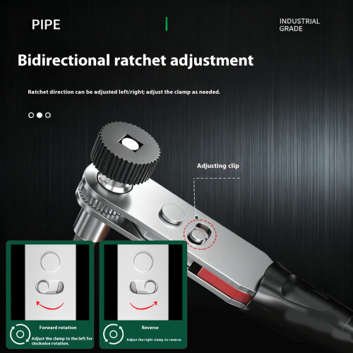 Compact Ergonomic Ratchet Socket Spanner Tool Set-Single wrench 2