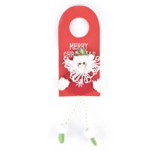 Handgebreide gehaakte bloem, decoratie voor achteruitkijkspiegels en sleutelhangers, fijn afgewerkt, geschikt om aan deuren en als huisdecoratie te