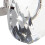 Funkelnder Cluster-Kleiderring mit Strasssteinen,-8 cm 4
