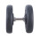 8Pcs Luggages Wheels 55mm Black Plastic Suitcase Double Wheels 7