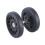 8Pcs Luggages Wheels 55mm Black Plastic Suitcase Double Wheels 6