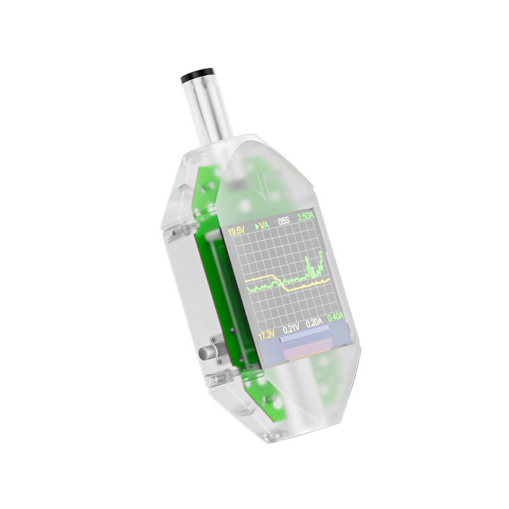 600W Digital Voltage Current Tester 5.5X2.5mm-Transparent Color 7627000417848