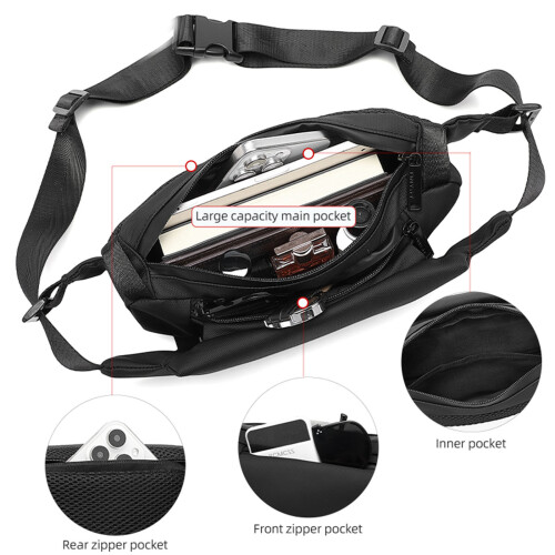 Stylish Men's Shoulder Bag With Adjustable Strap For Secure 1