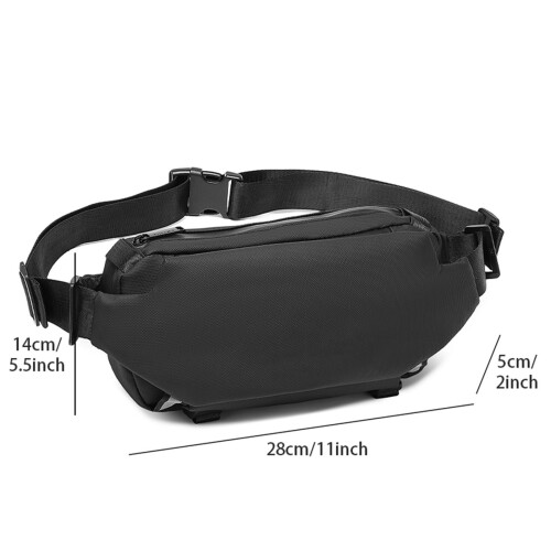 Stylish Men's Shoulder Bag With Adjustable Strap For Secure 2