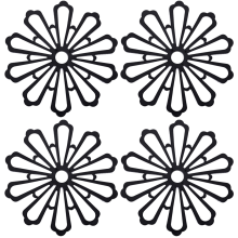 Suportes de silicone multifuncionais resistentes ao calor para pratos quentes, almofadas decorativas antiderrapantes para cozinha e sala de jantar,