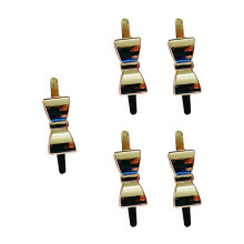 5pcs Elegant Bows Design Metal Bag Accessories for Handbags and