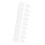 Baseball Cap Holder Rack Adjustable Dividers Easy Install-White 1