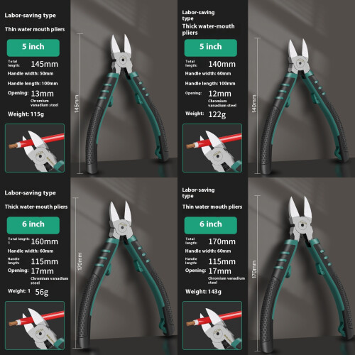 Outil de cisaillement de fil, conception de-Mince 6 pouces 1