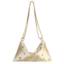 Luxurious Crescent Handbag Fashion Evening Bag For Prom Event