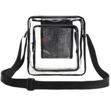 Large Transparent Shoulder Bag PVC Crossbody Bags Adjustable