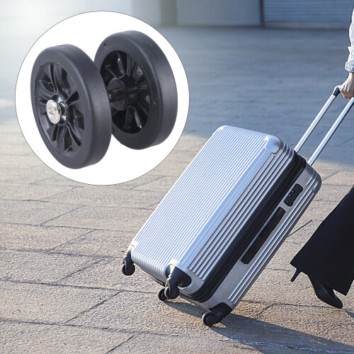 8Pcs Universals Luggage Wheels 55x11mm Suitcase Replacement 1