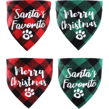 Bandanas estilosas para cães, perfeitas para todas as ocasiões. Design dupla face, vários tamanhos disponíveis, pacote com quatro unidades.