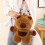 Aesthetic Backpack with Adjustable Strap Cartoon Capybara 5