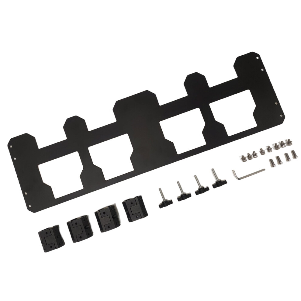 Componentized Tool Rack Planner With Mild Metal Frame-Black 7627000416933
