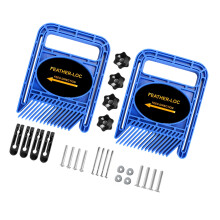 Featherboards Set Verstekmeter Sleuf Houtbewerking-Blauw