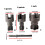 PVC Thread Maker Tool 1/2 inch 3/4 inch PVC Pipe-4 punten 3