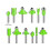 Multifunctioneel freesassortiment 12 ontwerpvarianten voor 4