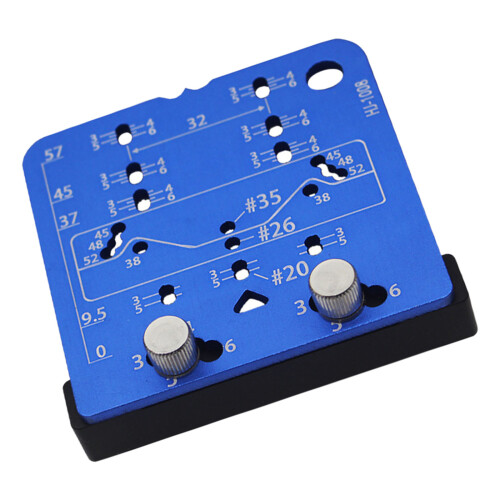 35mm Hinge Drill Guide With Alignment Slot-Hinge positioning pl